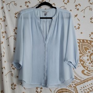 Light Baby Blue Blouse